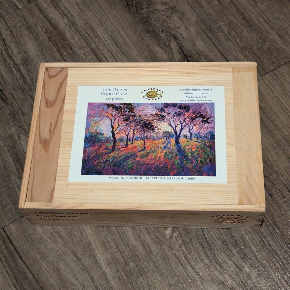 Artifact Puzzles - Erin Hanson Crystal Grove Wooden Jigsaw Puzzle